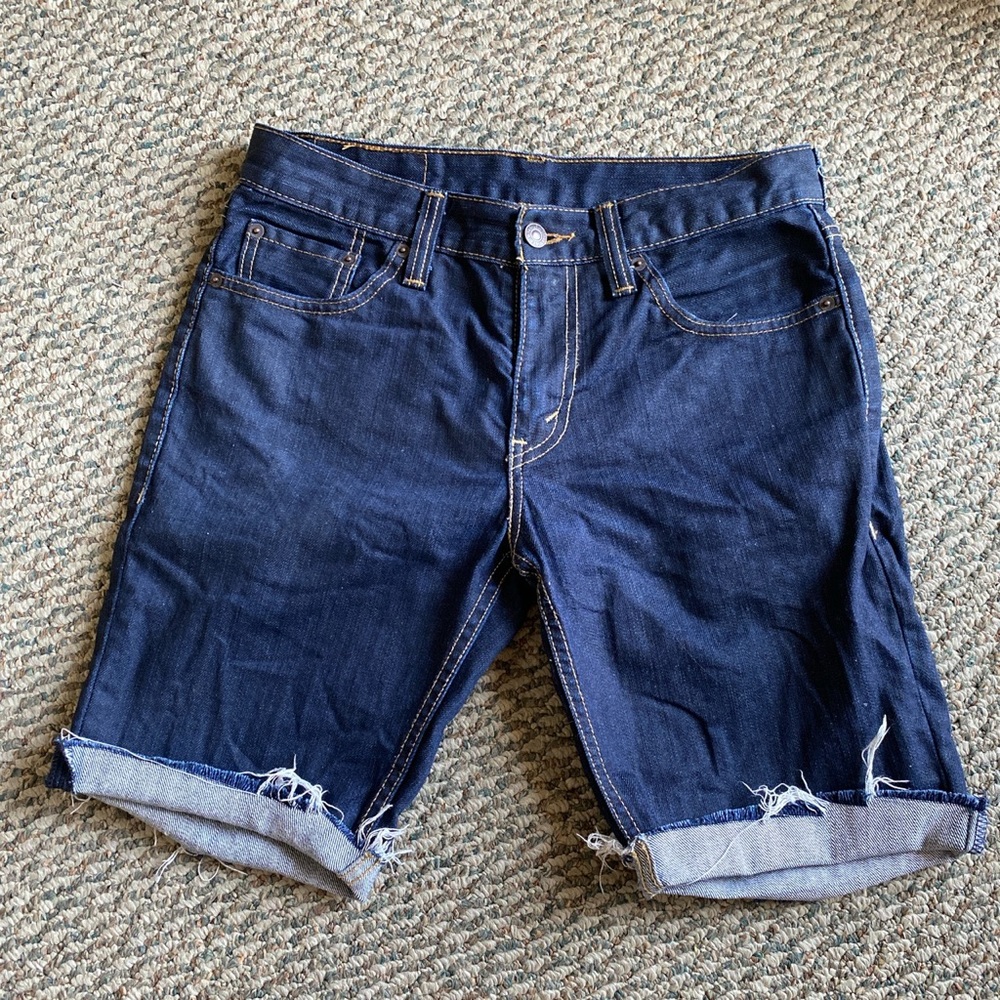 Men’s Levi’s 511 cutoff denim shorts!